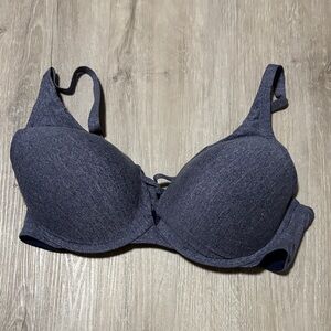 Torrid Curve Sophisticated Grey-Blue Bra